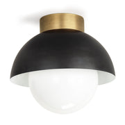 Montreux Flush Mount (Oil Rubbed Bronze and Natural Brass)