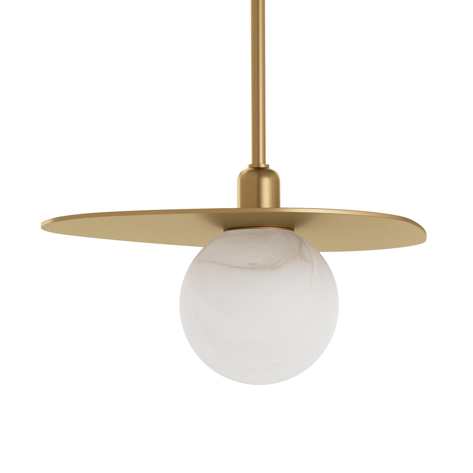 Rhoads Pendant (Natural Brass)