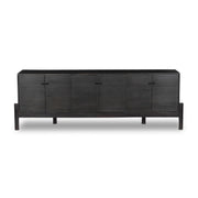 Reza Media Console - Worn Black Parawood