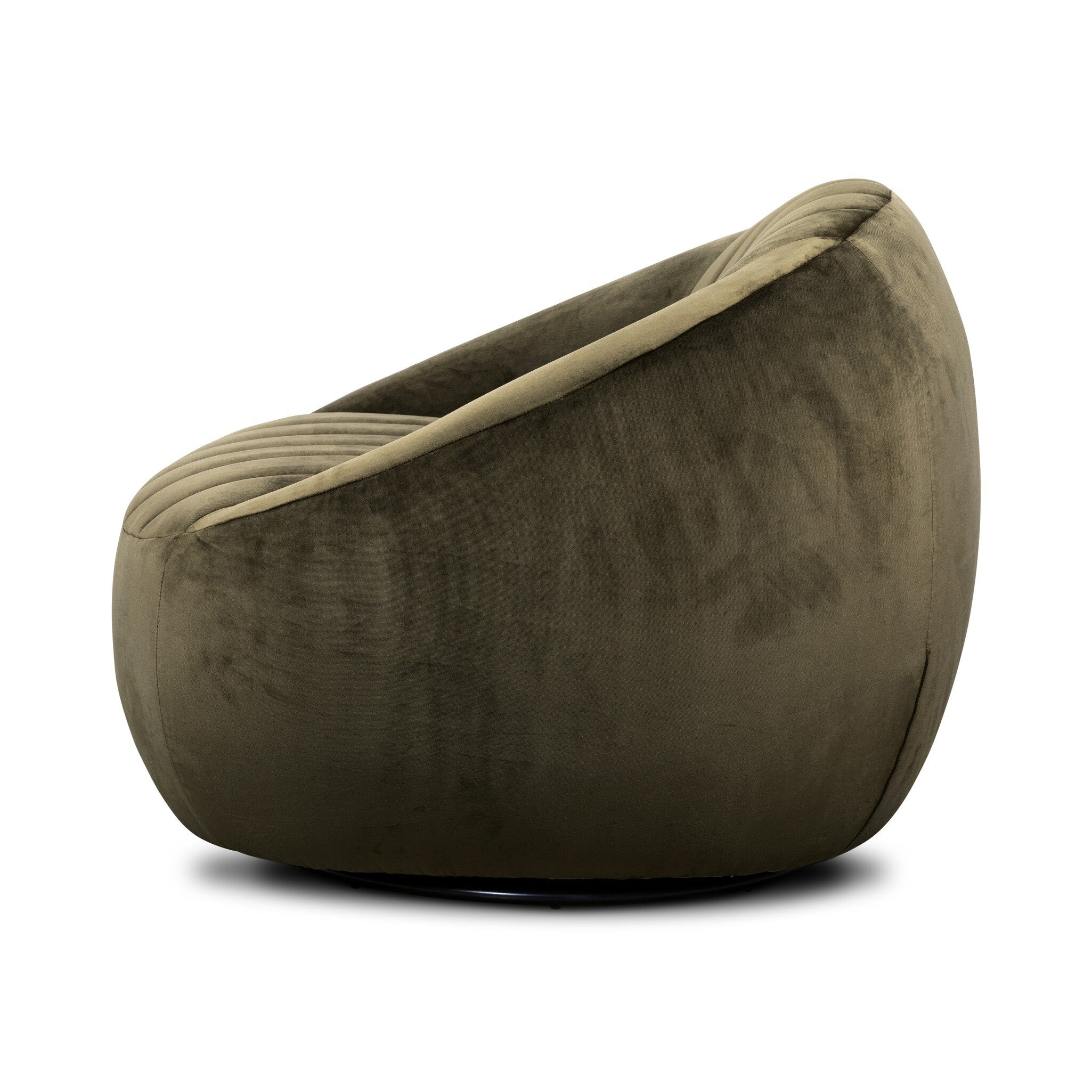 Audie Swivel Chair - Surrey Olive