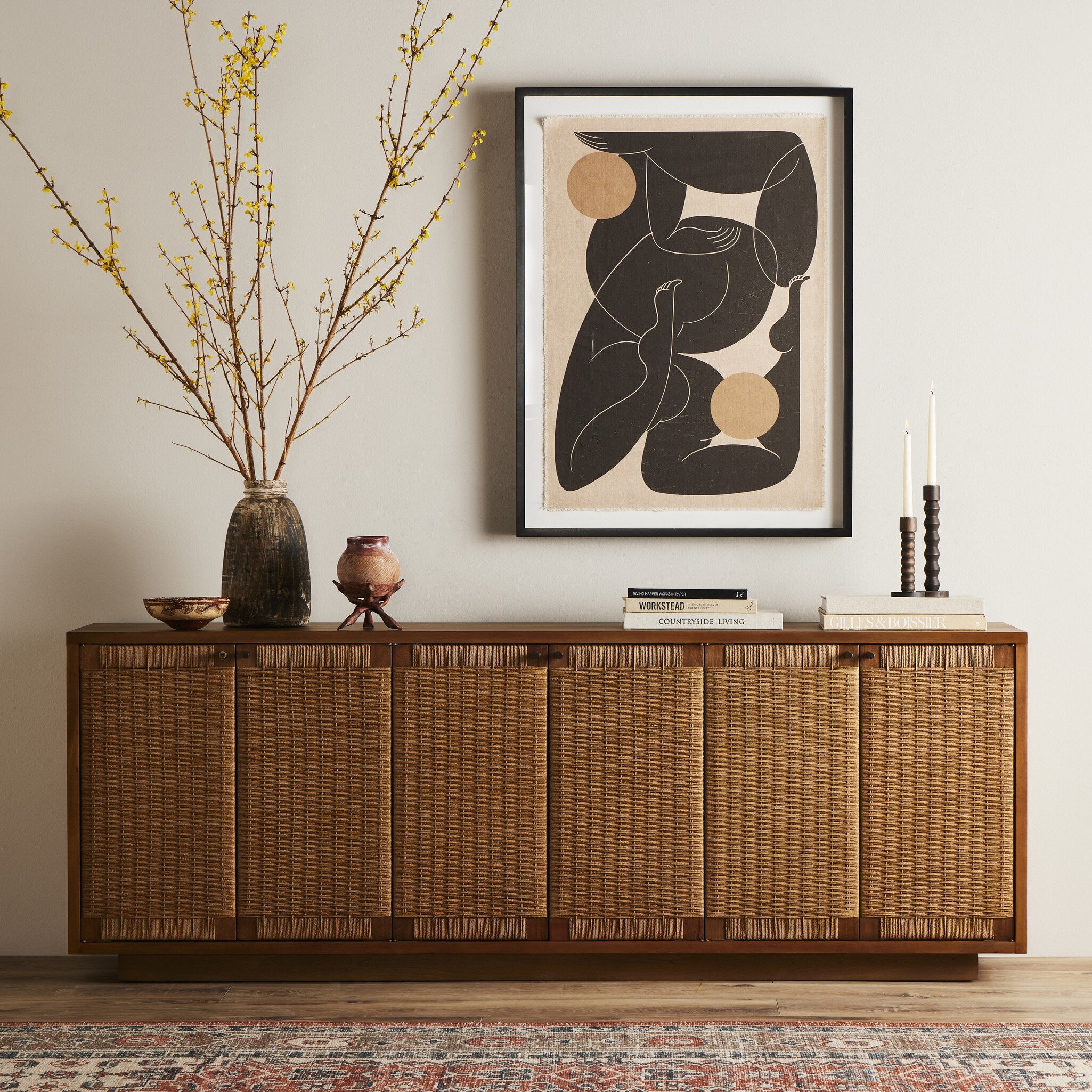 Macklin Sideboard - Light Mahogany Veneer