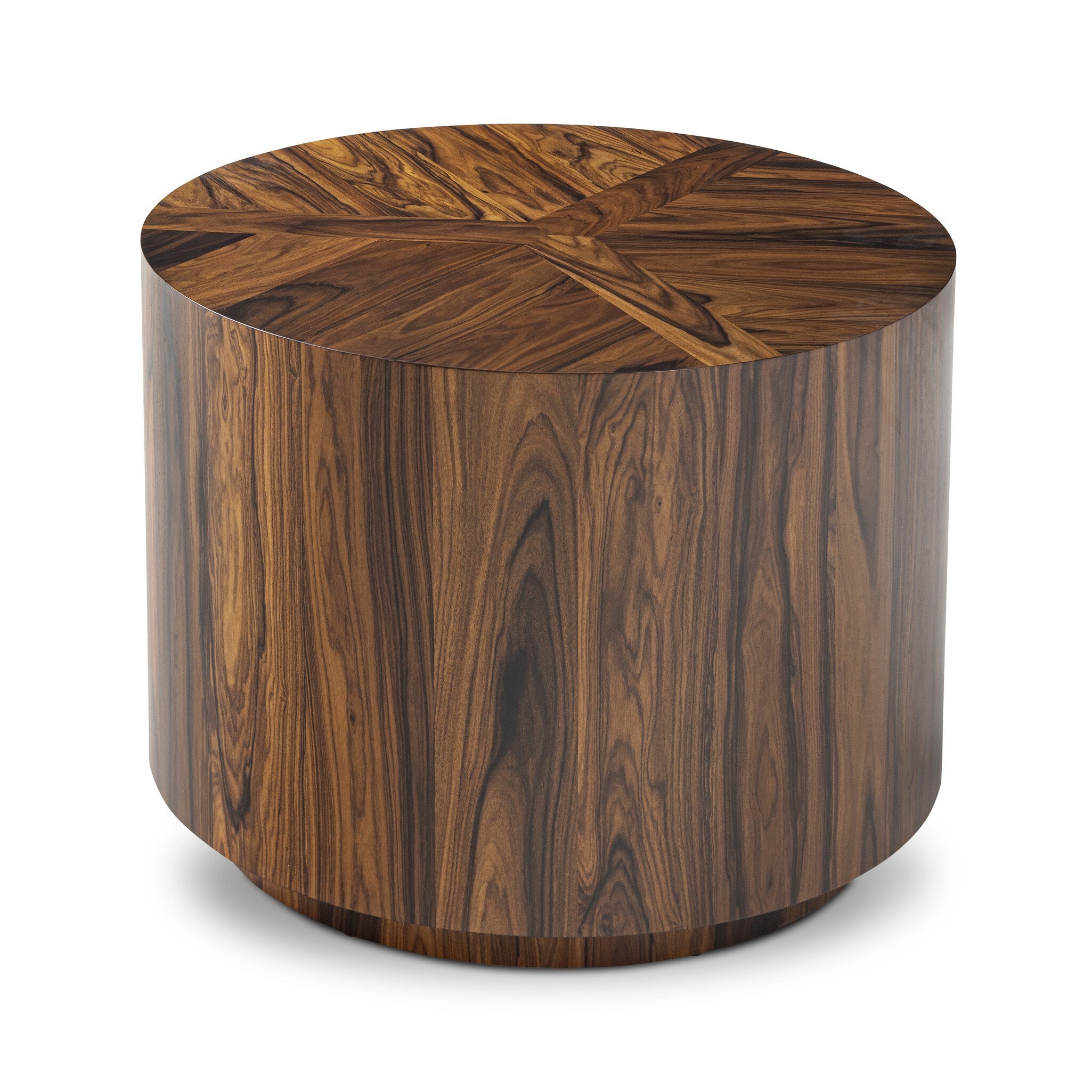 Renan End Table - Natural Morado Veneer