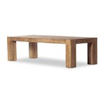 Abaso Dining Table - Rustic Wormwood Oak