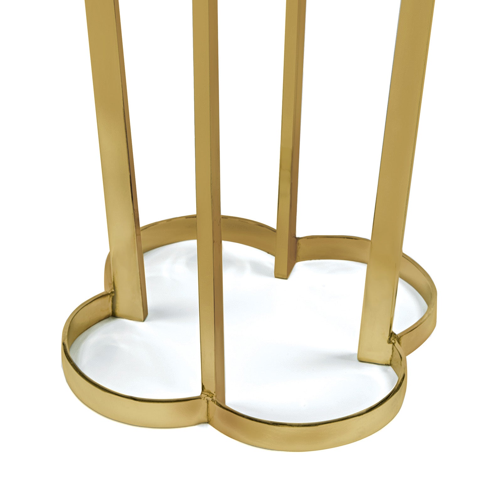 Clover Table (Natural Brass)