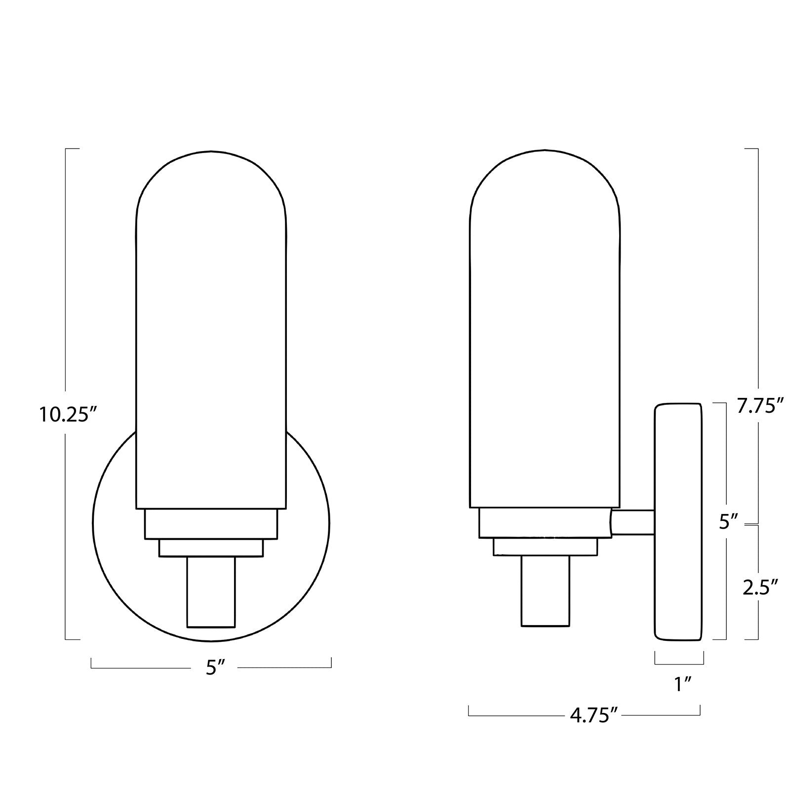 Salon Sconce Single (Oil Rubbed Bronze)
