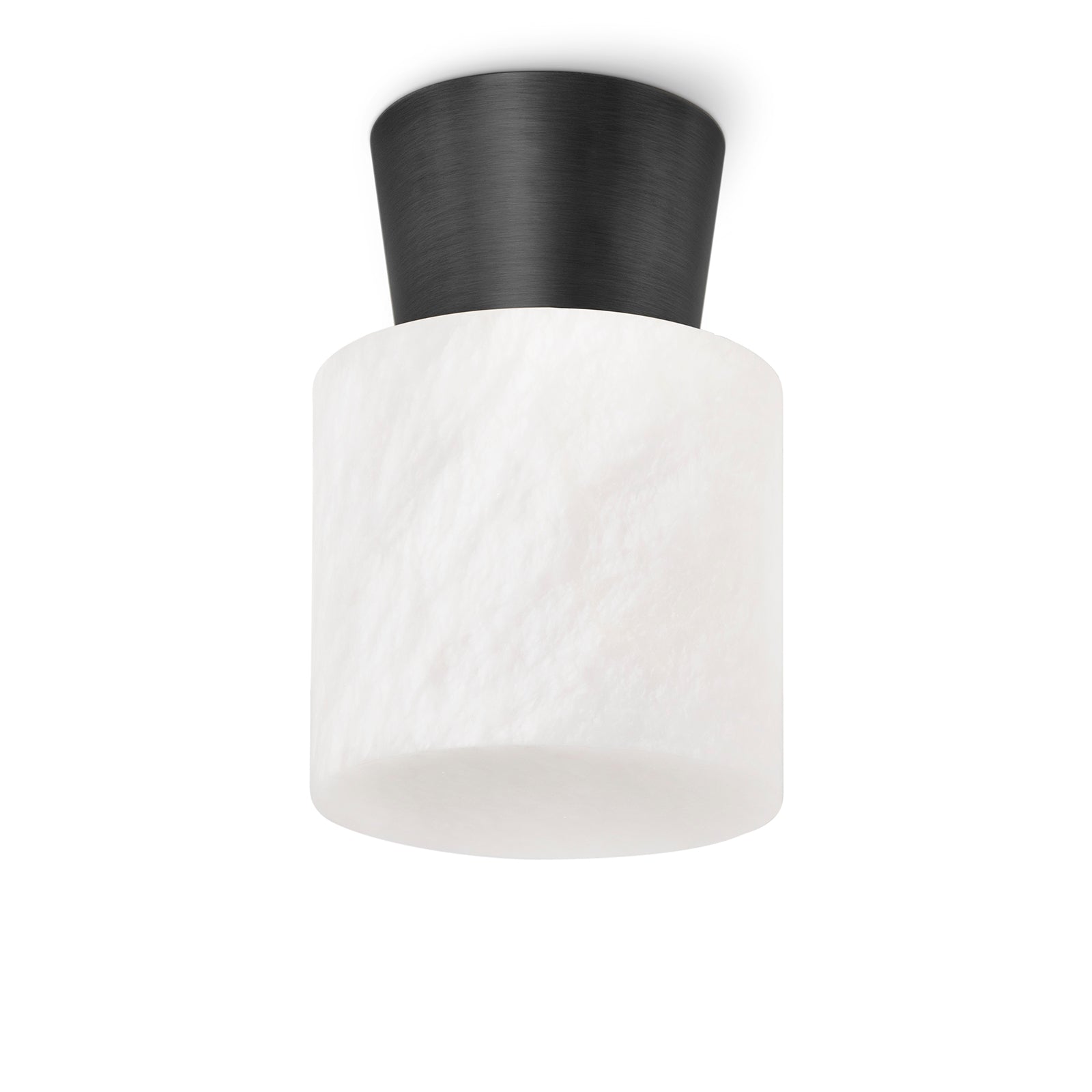 Hazel Alabaster Flush Mount (Oil Rubbed Bronze)