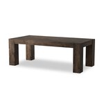 Abaso Dining Table - Ebony Rustic Wormwood Oak