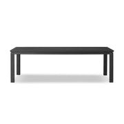 Oman Dining Table - Rustic Black Veneer