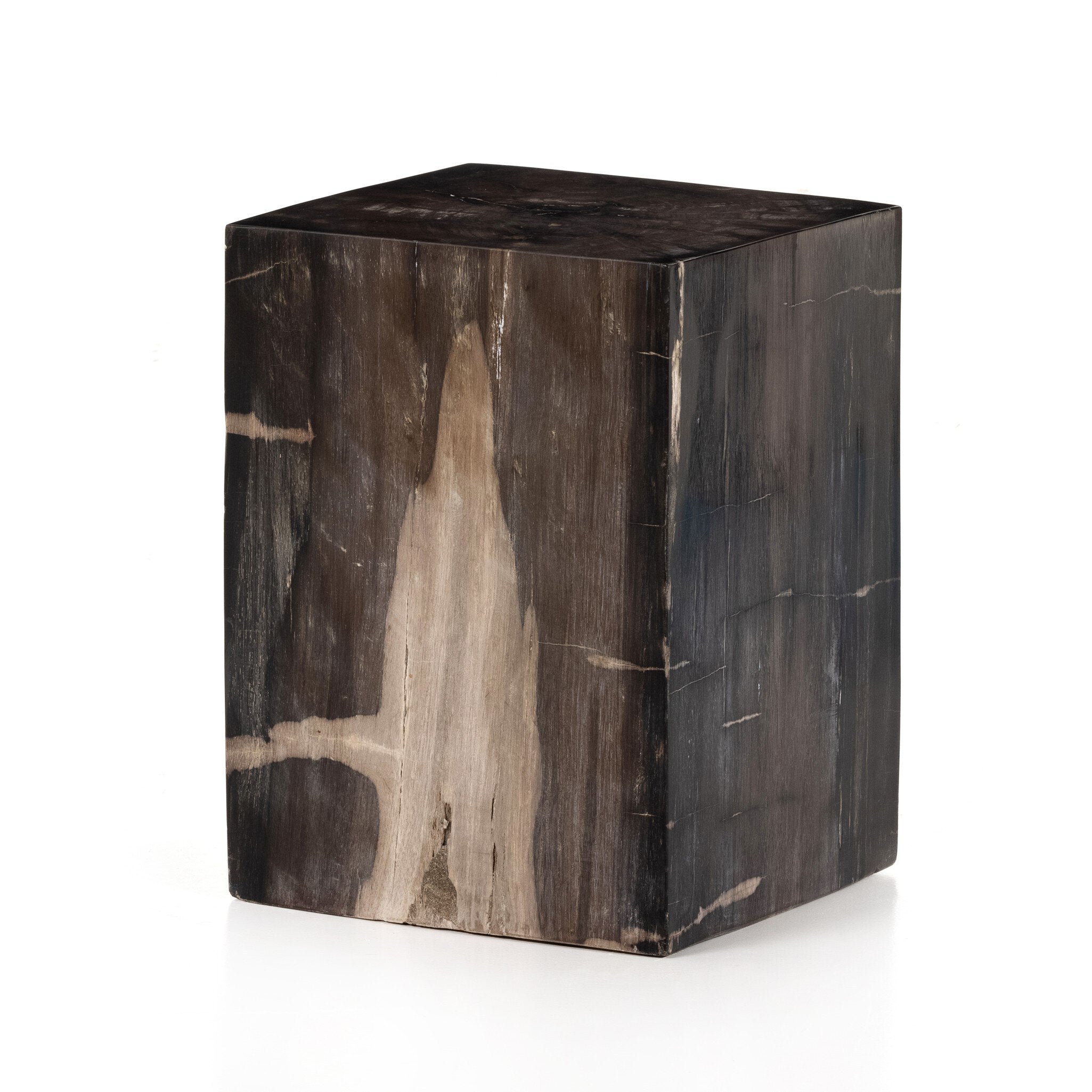 Buck End Table - Dark Petrified Wood