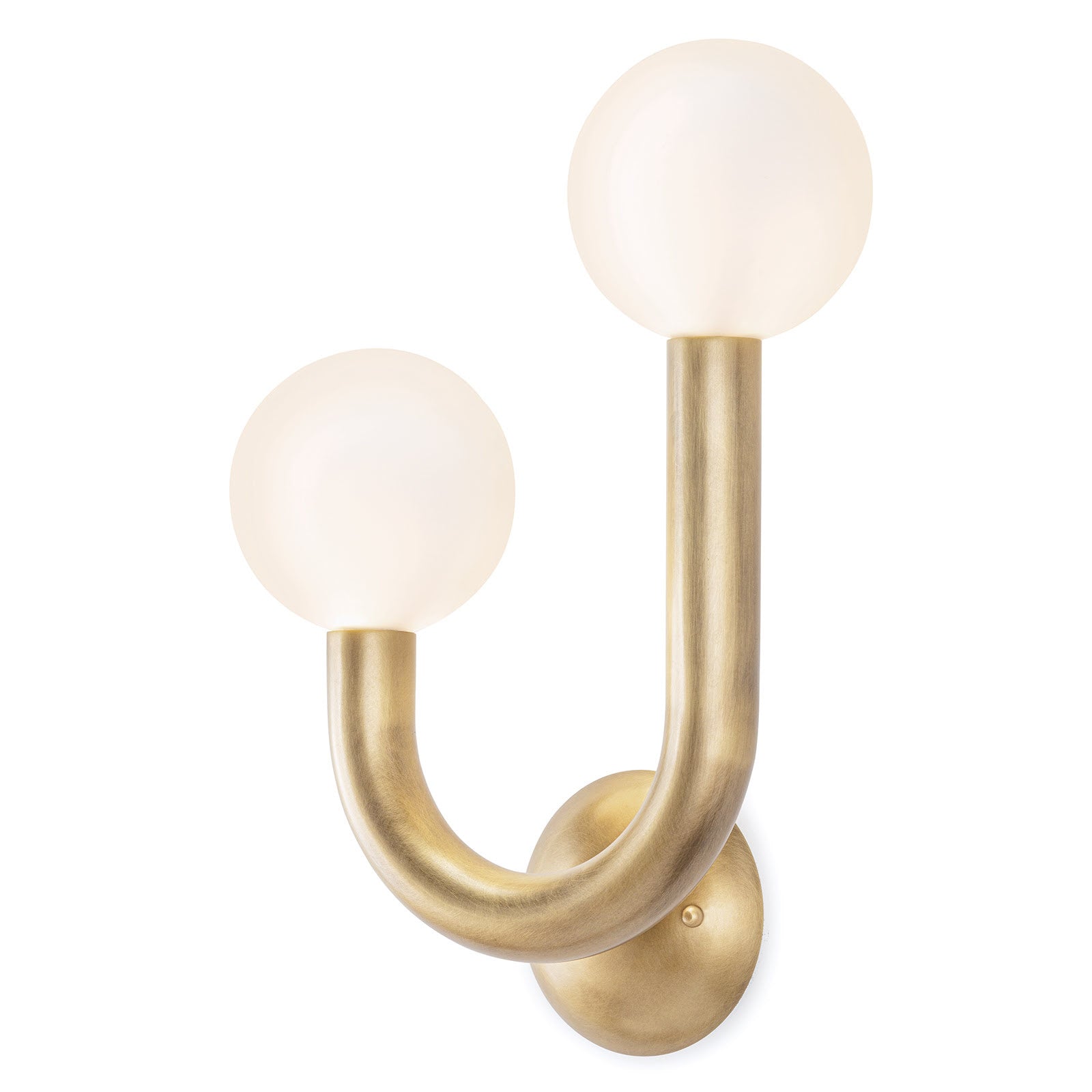 Happy Sconce Left Side (Natural Brass)