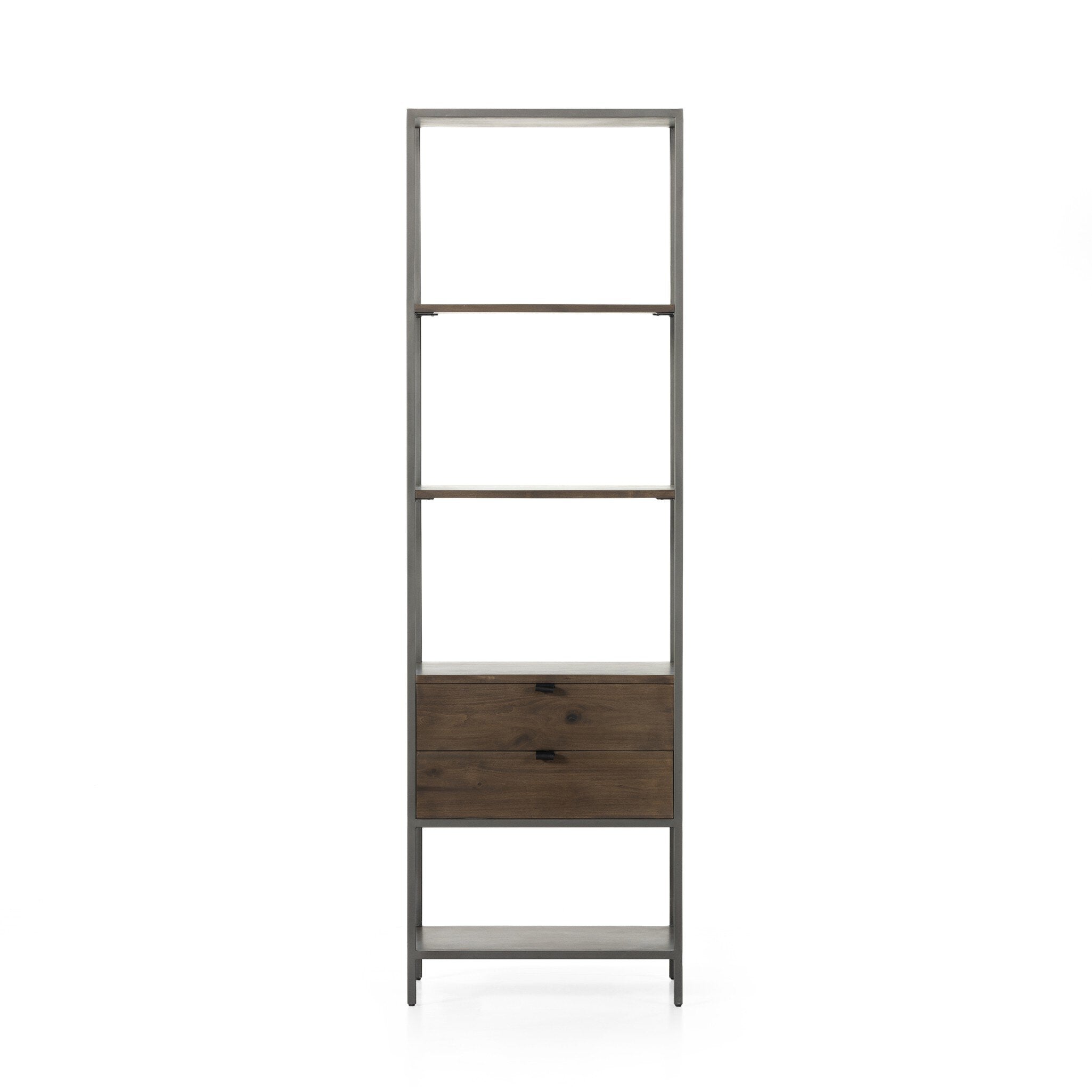 Trey Bookshelf - Natural Iron