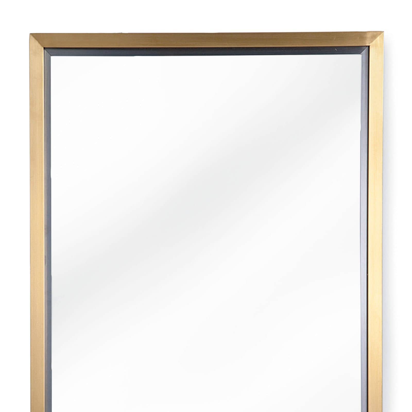 Rectangle Mirror (Natural Brass)