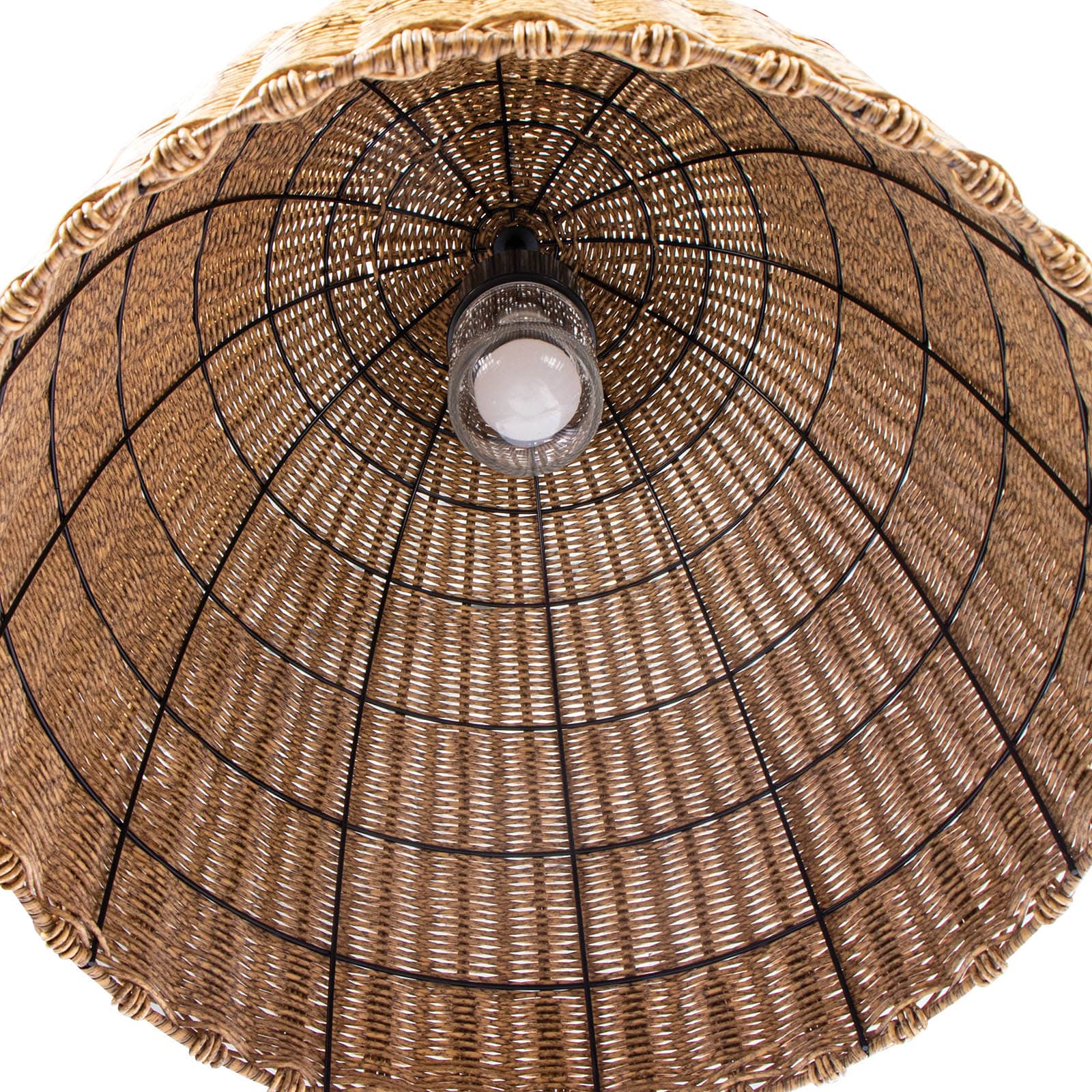 Beehive Outdoor Pendant Large (Weathered Natural)