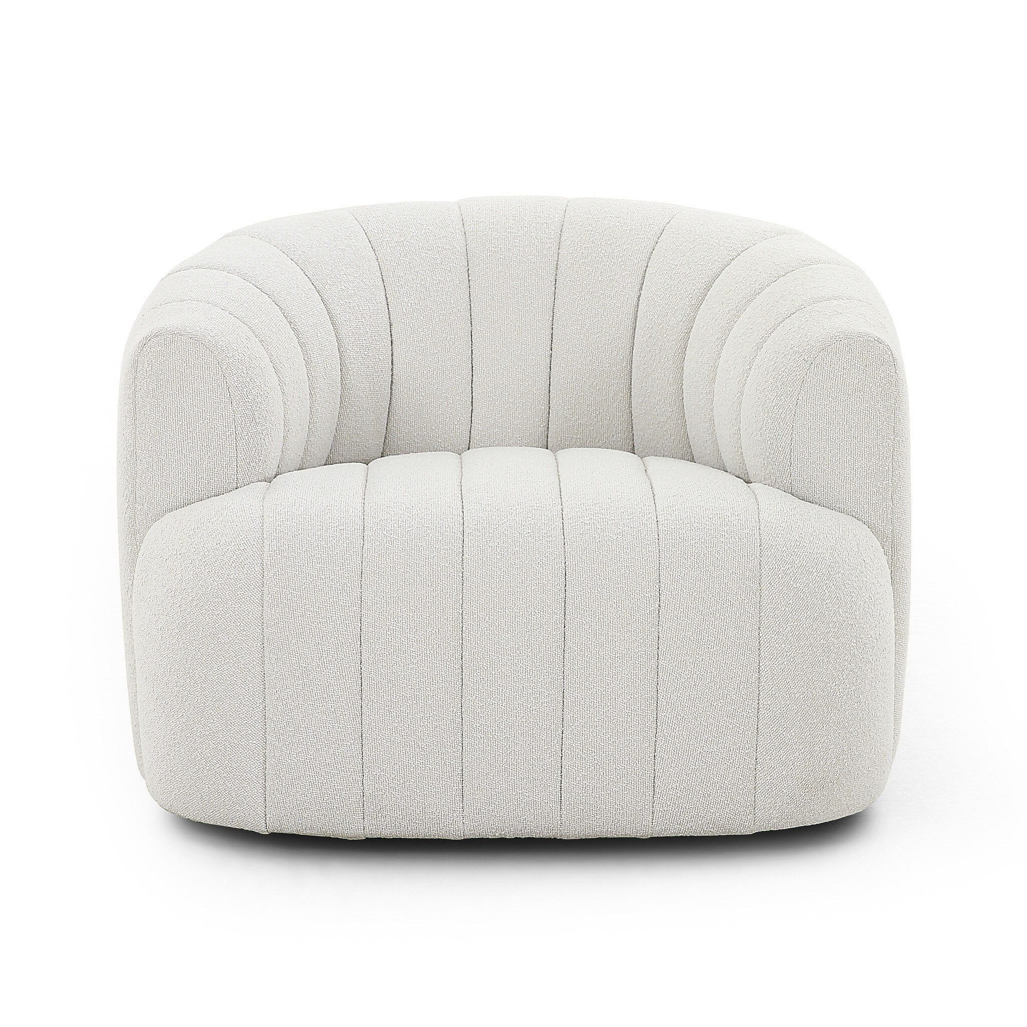 Elliana Swivel Chair - FIQA Boucle Natural