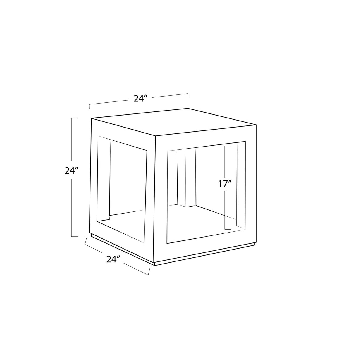 Carson Wood Side Table