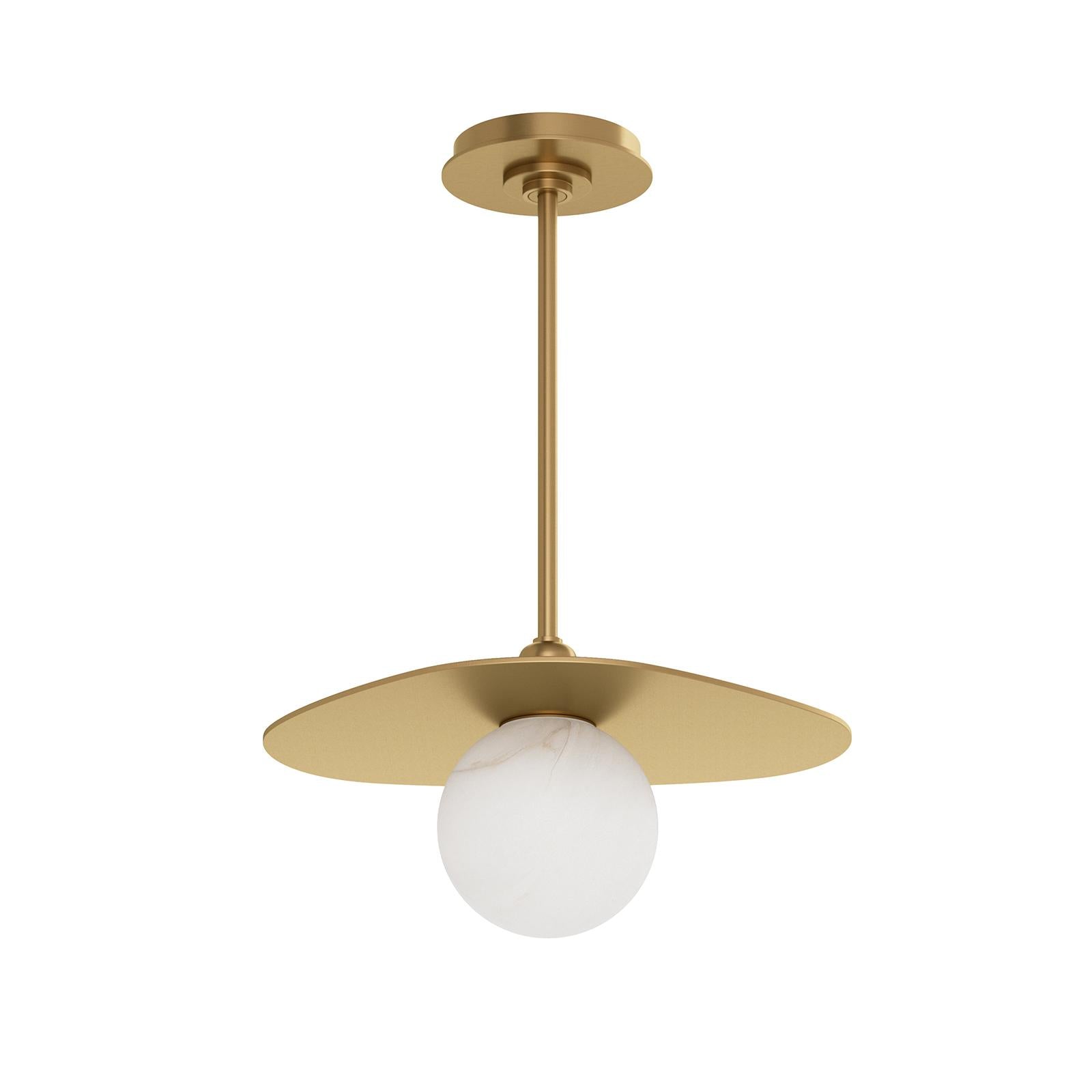 Rhoads Pendant (Natural Brass)