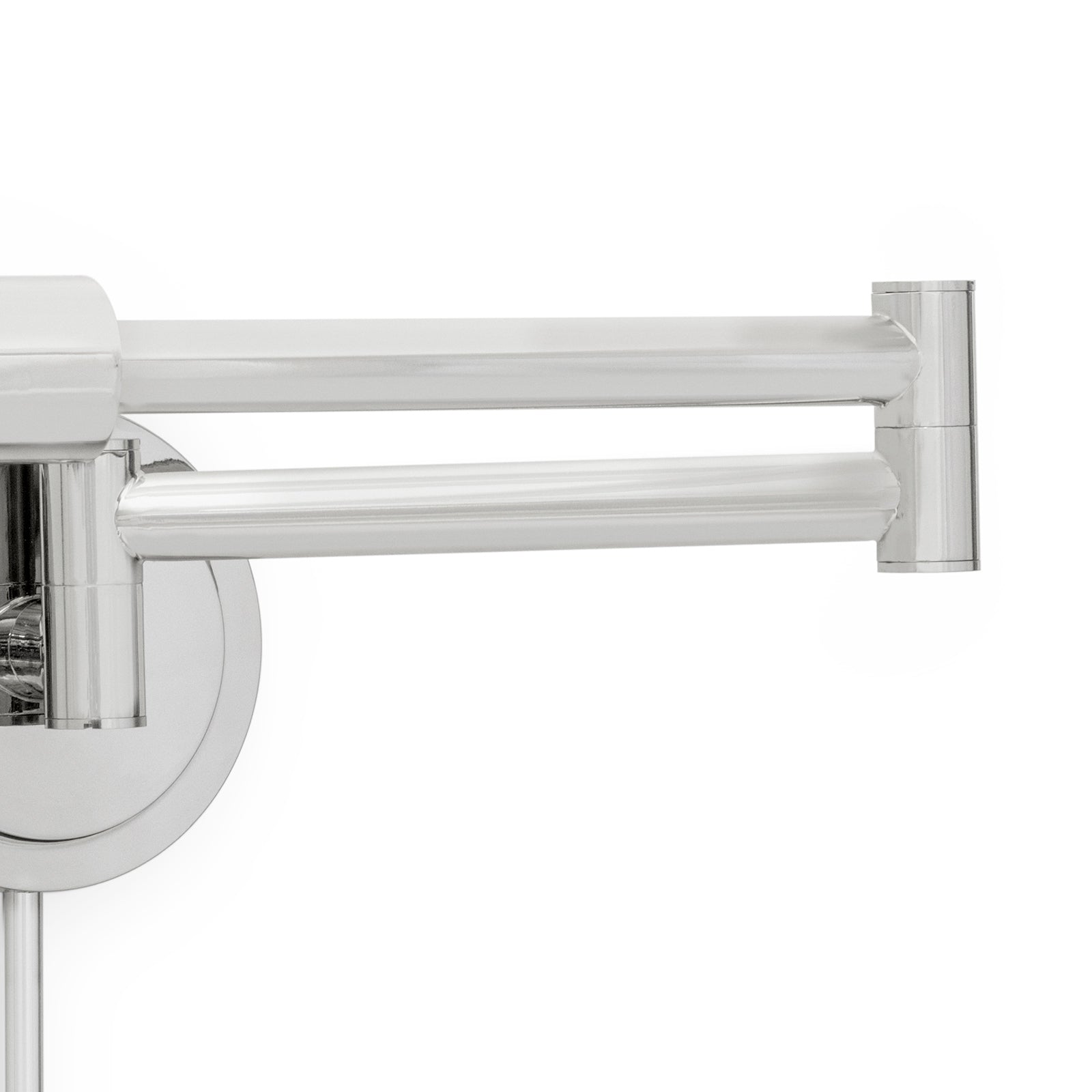 Noble Swing Arm Task Sconce (Polished Nickel)