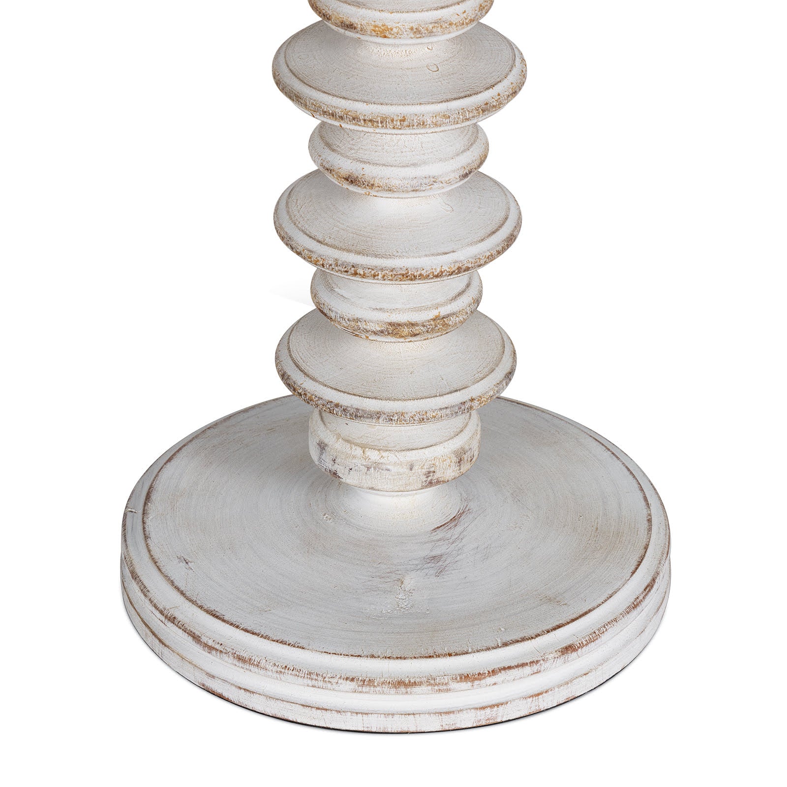 Fishbone Buffet Lamp (White Wash)