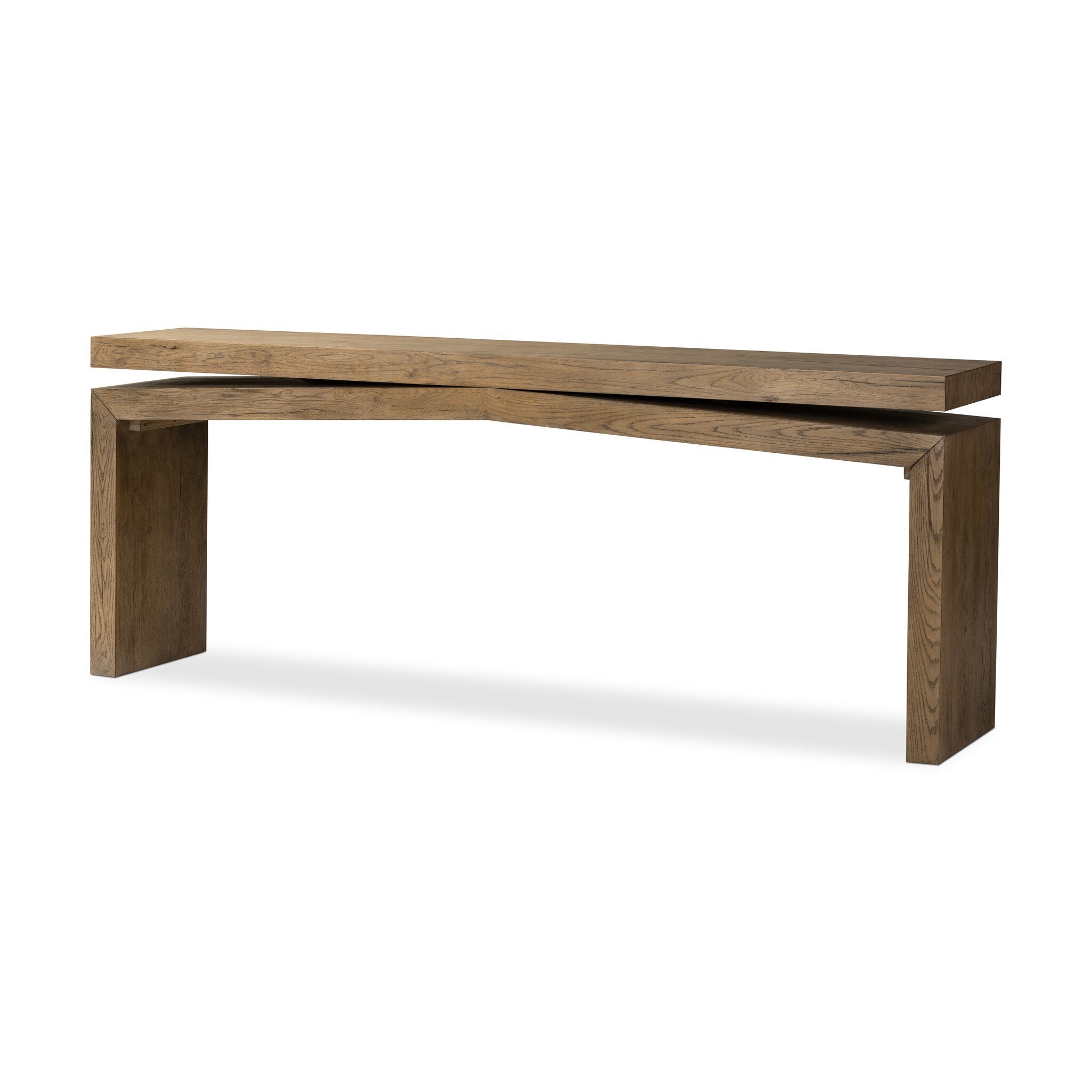 Matthes Console Table - 79" - Rustic Grey Veneer