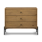 Eaton Large Nightstand - Amber Oak Resin