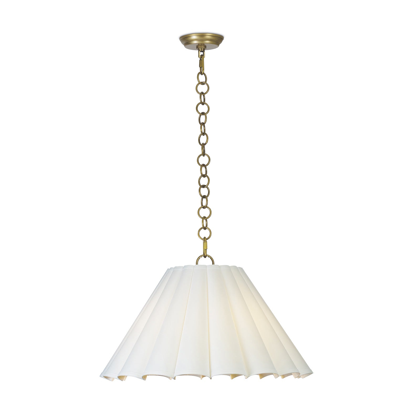 Allison Pendant Large (Natural Brass)