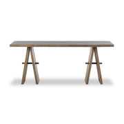 Wylie Desk - Rustic Grey Veneer