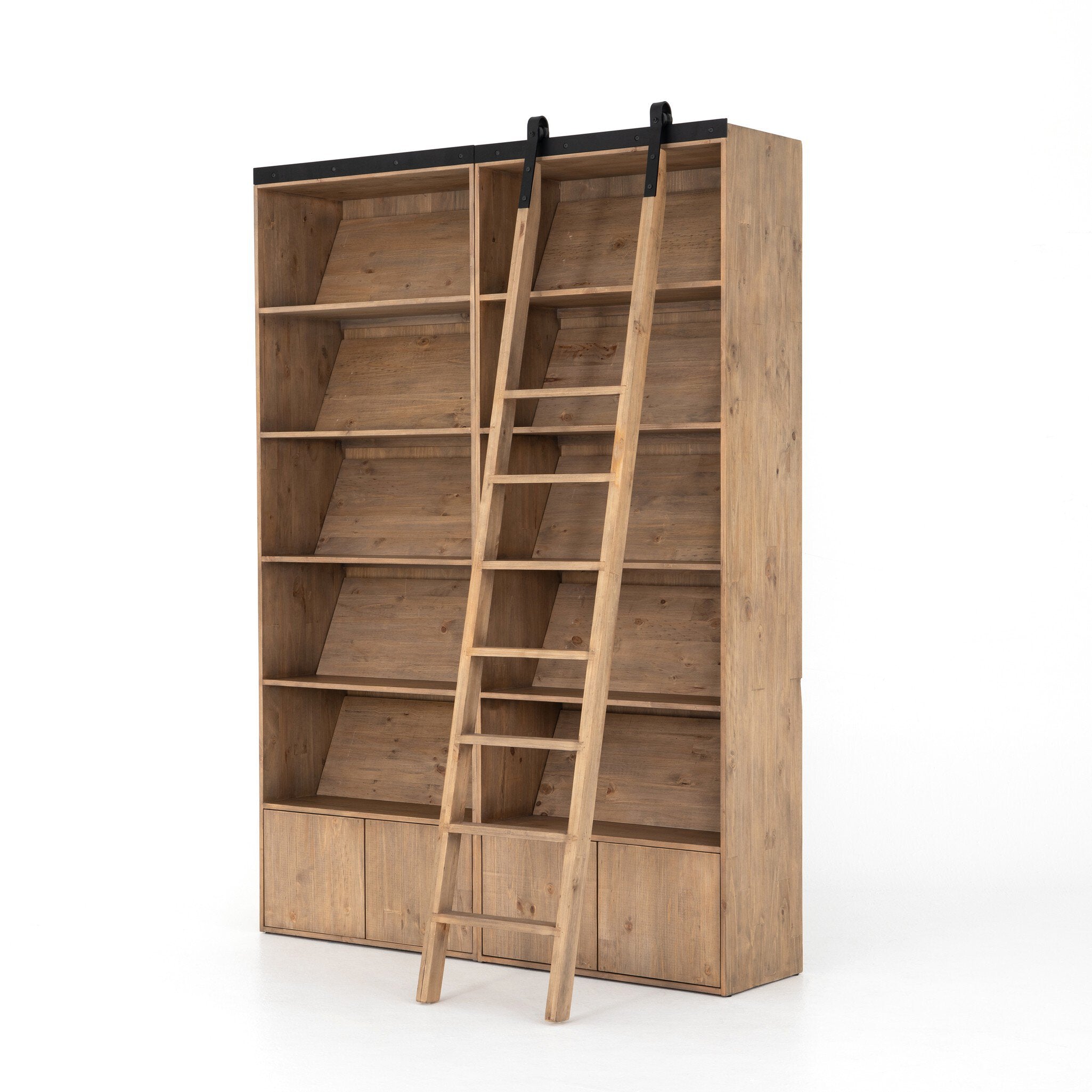 Bane Bookshelf - Smoked Pine