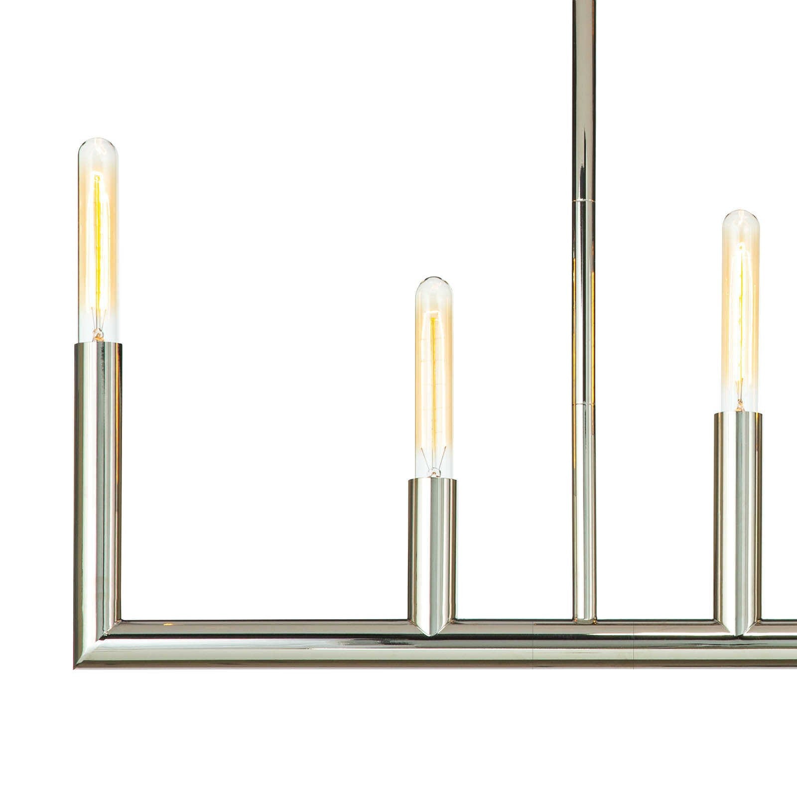 Wolfe Linear Chandelier (Polished Nickel)