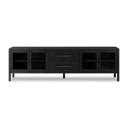 Laker Media Console - Black Oak Veneer