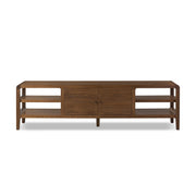 Hawkes Media Console - Dark Walnut Solid