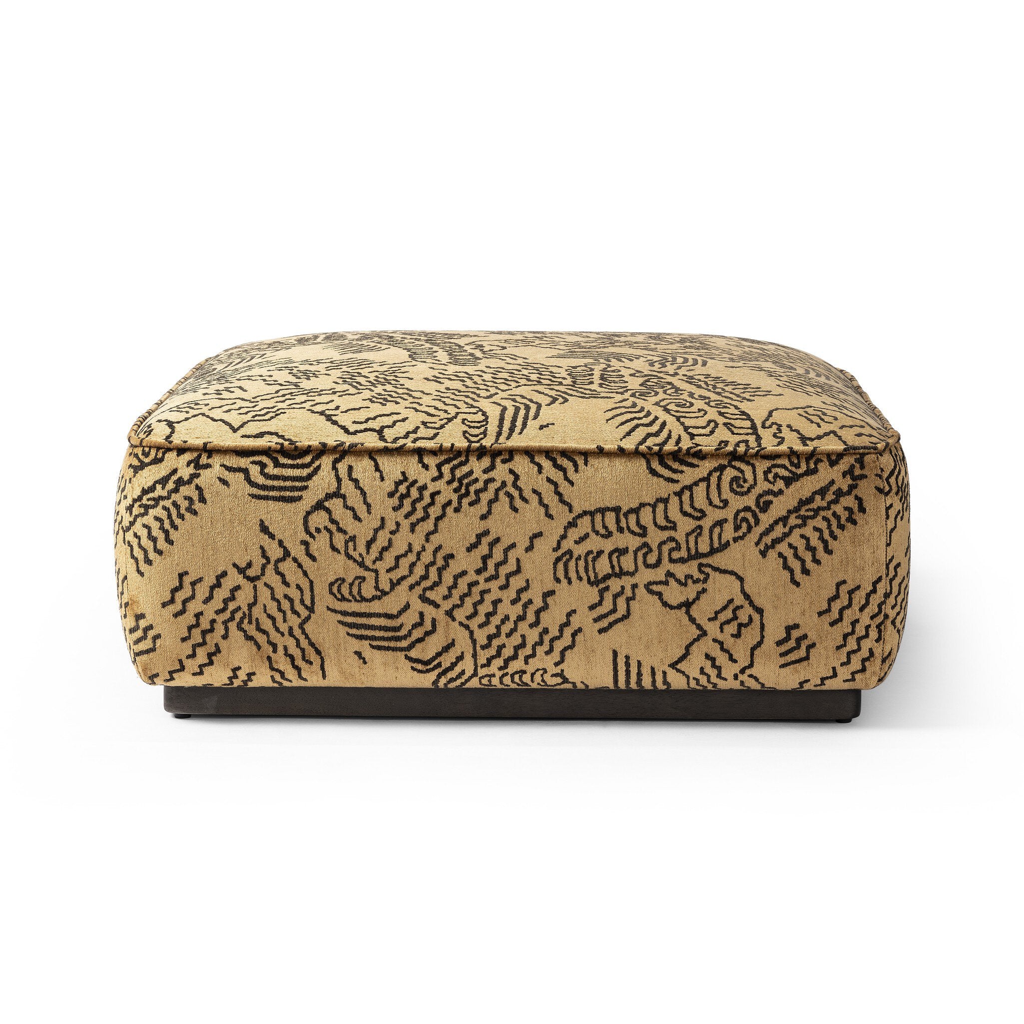 Sinclair Square Ottoman-36" - Balkan Ochre