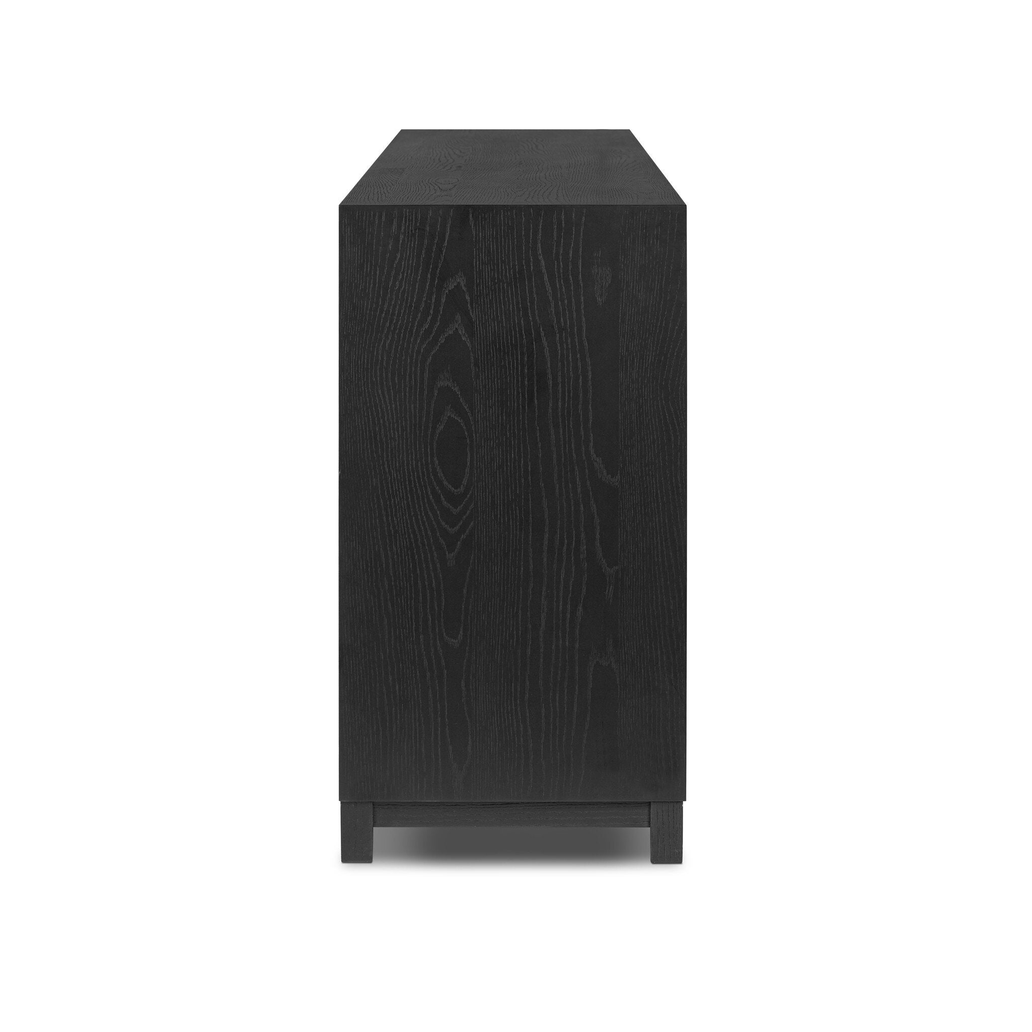 Millie 9 Drawer Dresser - Drifted Matte Black Veneer