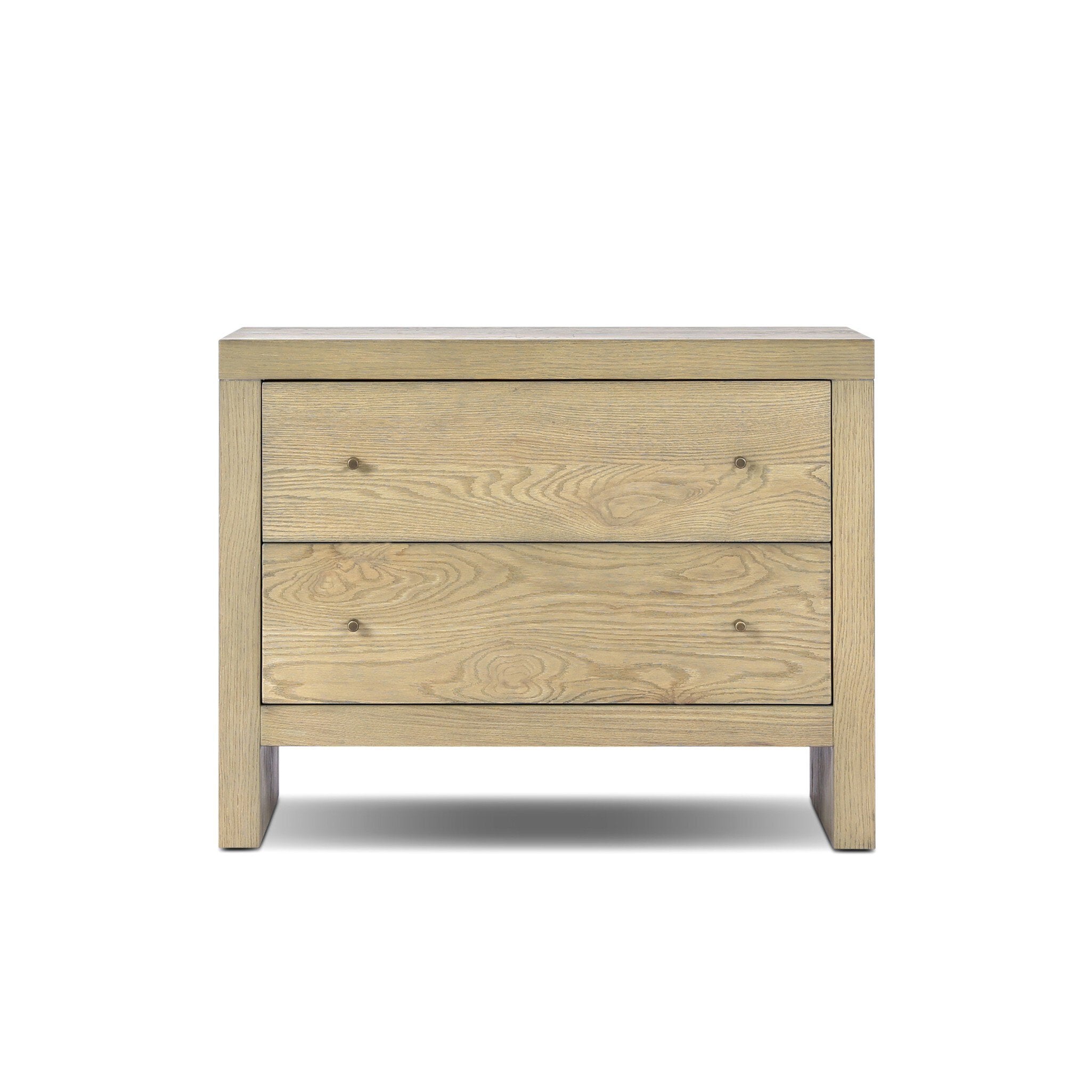 Torrington Charging Nightstand - Sandy Oak Resawn