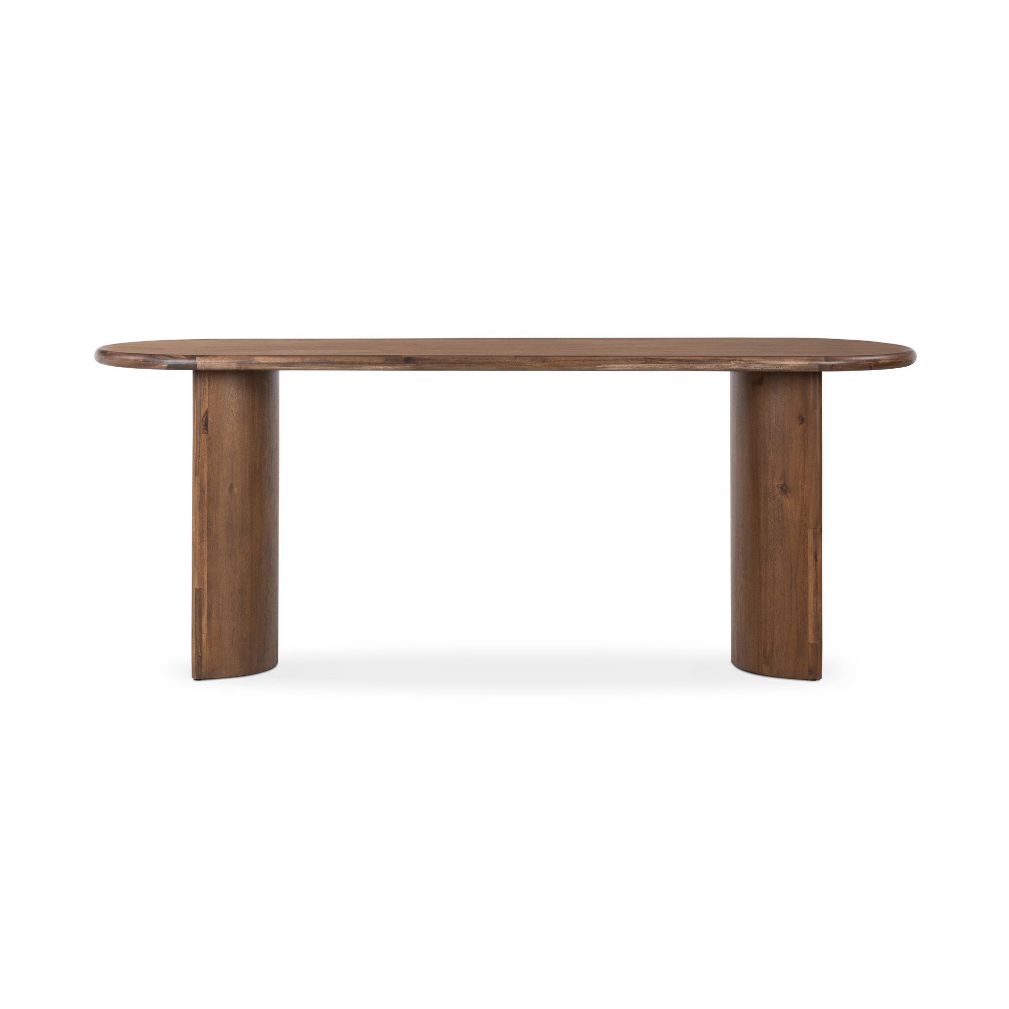 Paden Large Console Table - Seasoned Brown Acacia