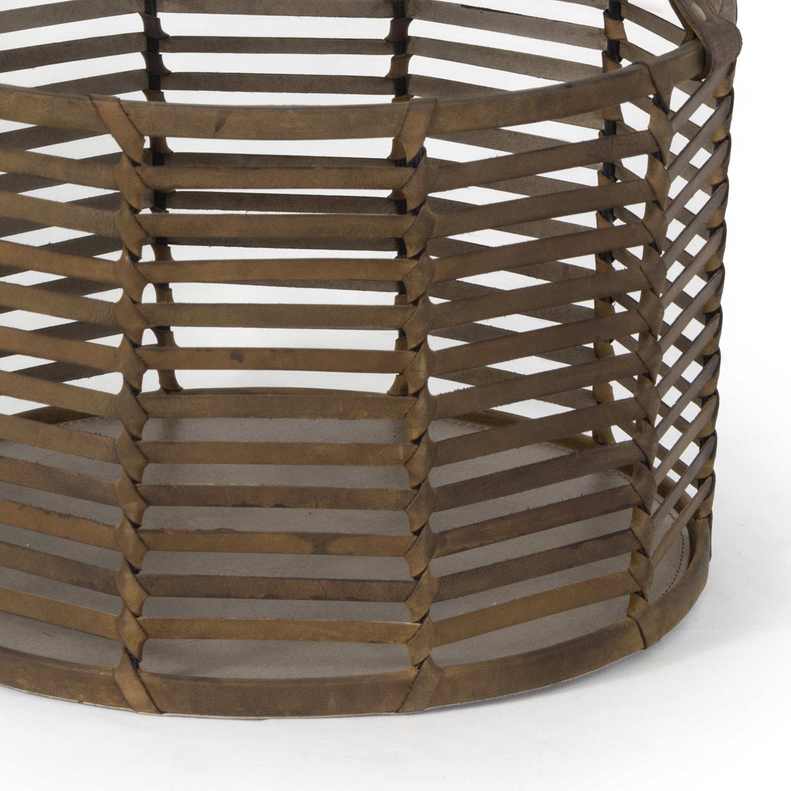 Finn Leather Basket Small