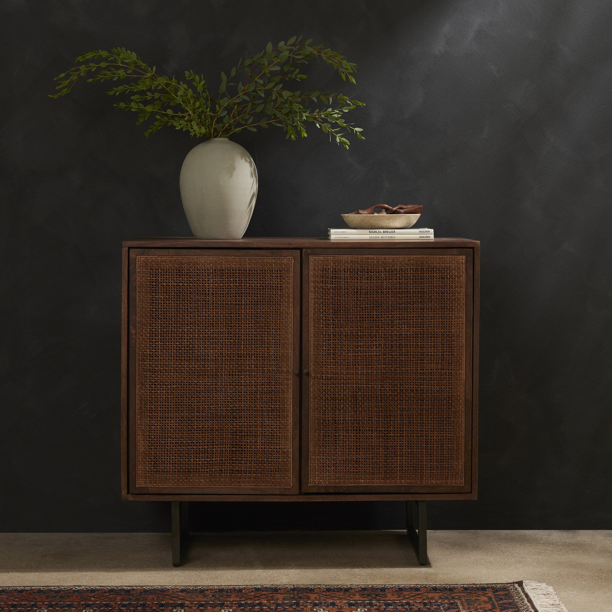 Carmel Small Cabinet - Brown Wash
