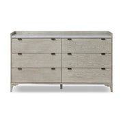 Viggo 6 Drawer Dresser - Vintage White Oak