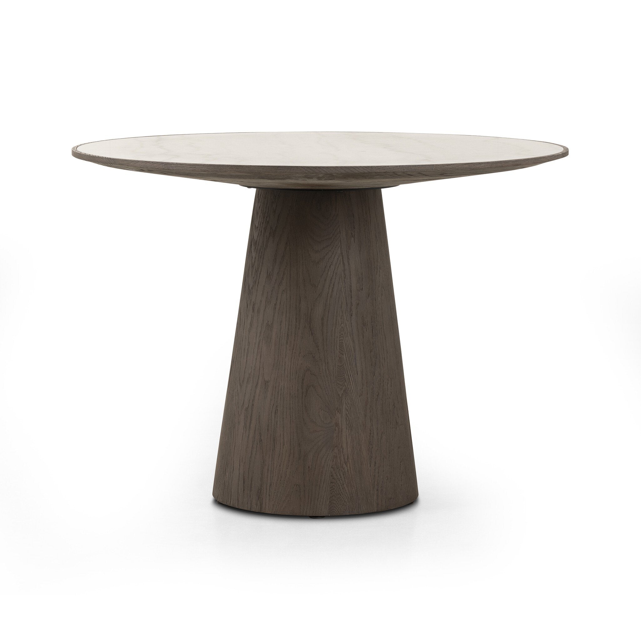 Skye Round Dining Table - White Marble