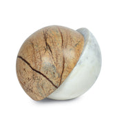 Flint Marble Accessory (Forest Brown and White)