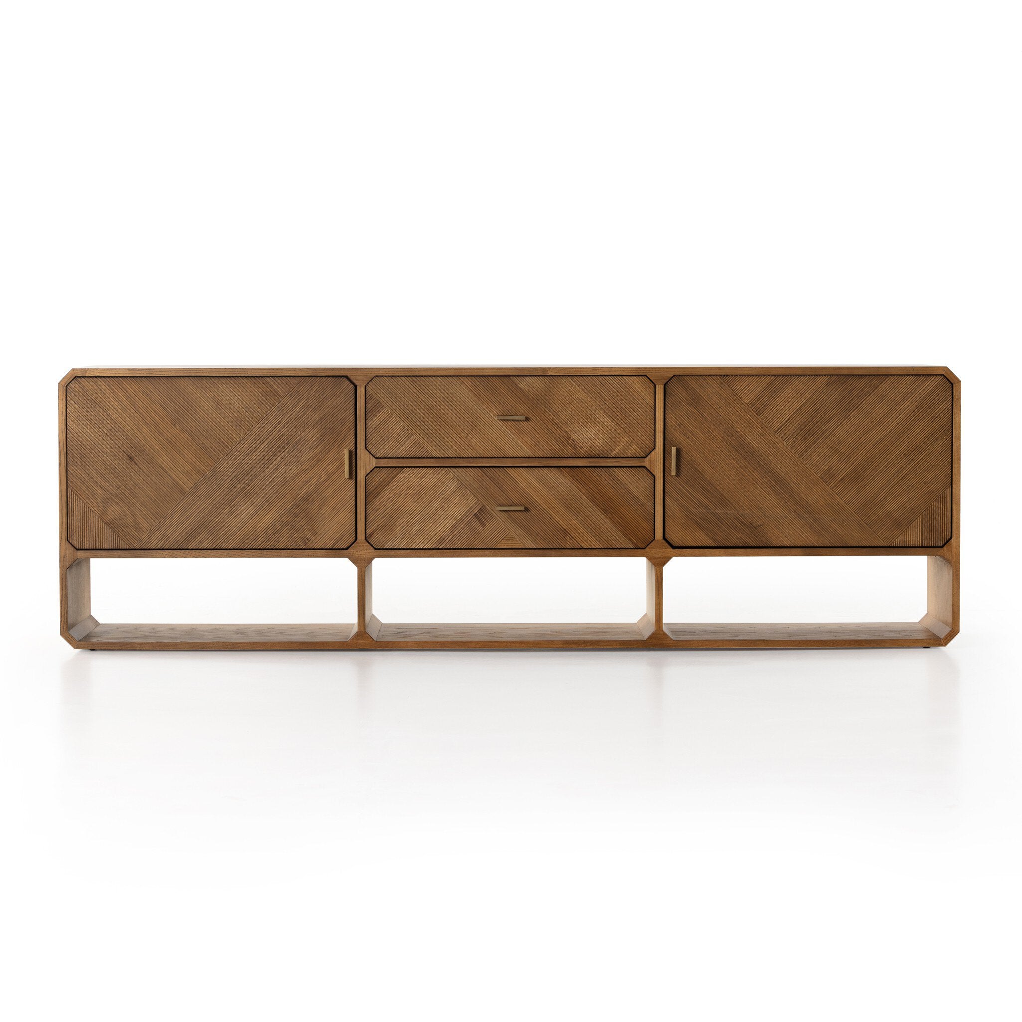 Caspian Media Console - Natural Ash