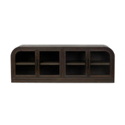 Hepburn Media Console - Dark Anthracite Oak Veneer