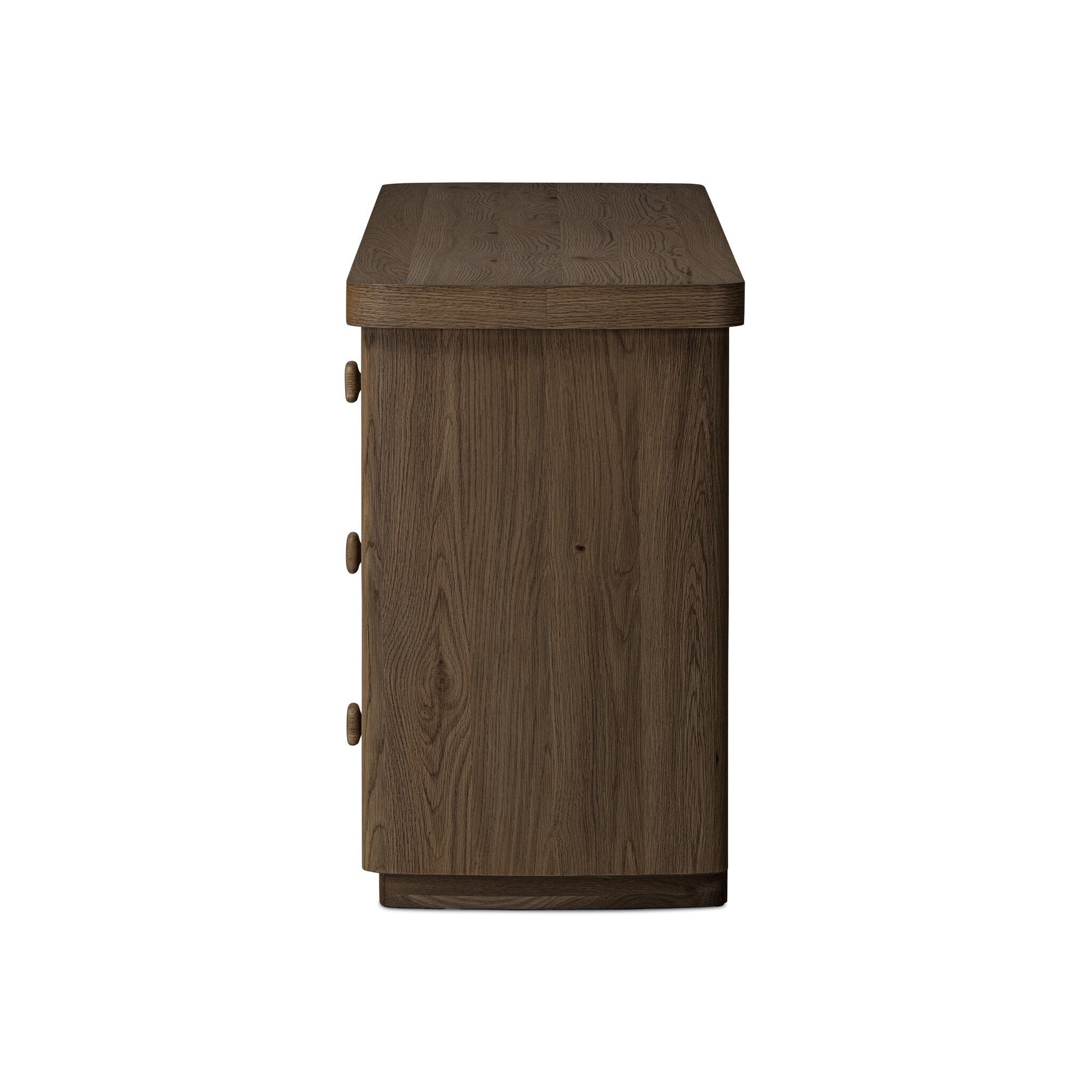 Valen 6 Drawer Dresser - Rustic Brown Oak Veneer