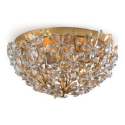 Cheshire Flush Mount (Gold Leaf)