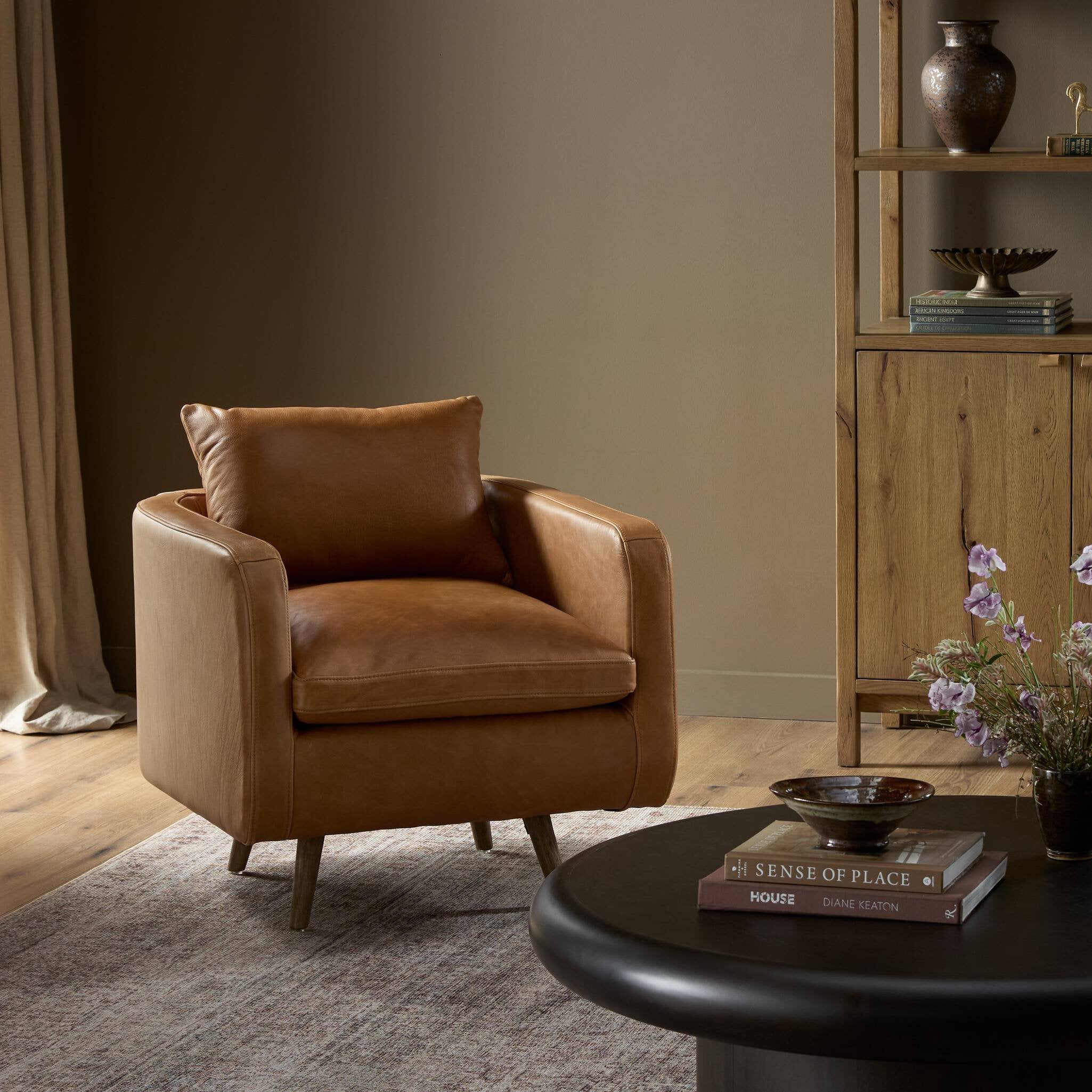 Kaya Swivel Chair - Haven Tobacco