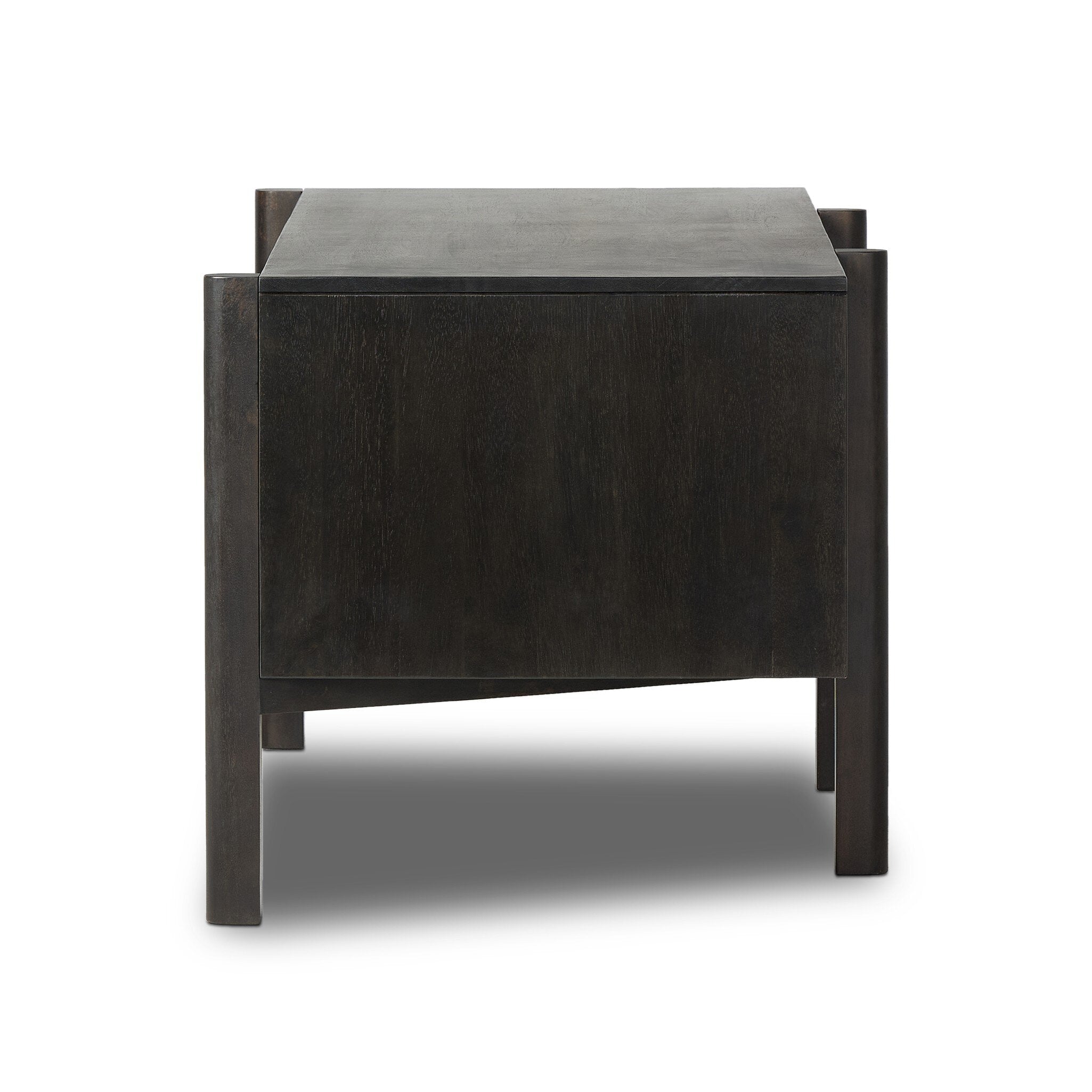 Reza Desk - Worn Black Parawood