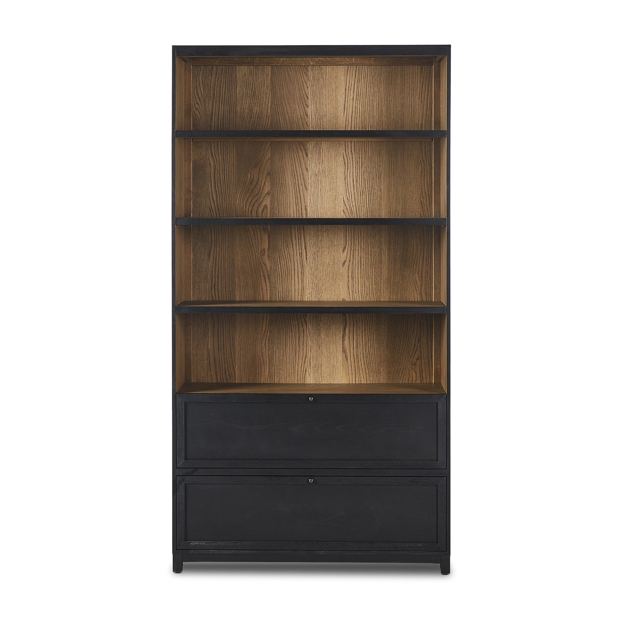 Millie Bookcase - Drifted Matte Black