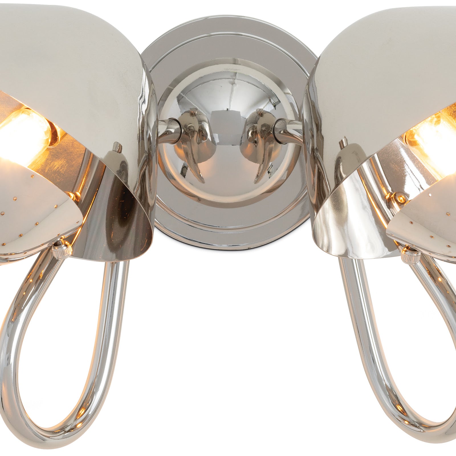 Keaton Sconce Double (Polished Nickel)