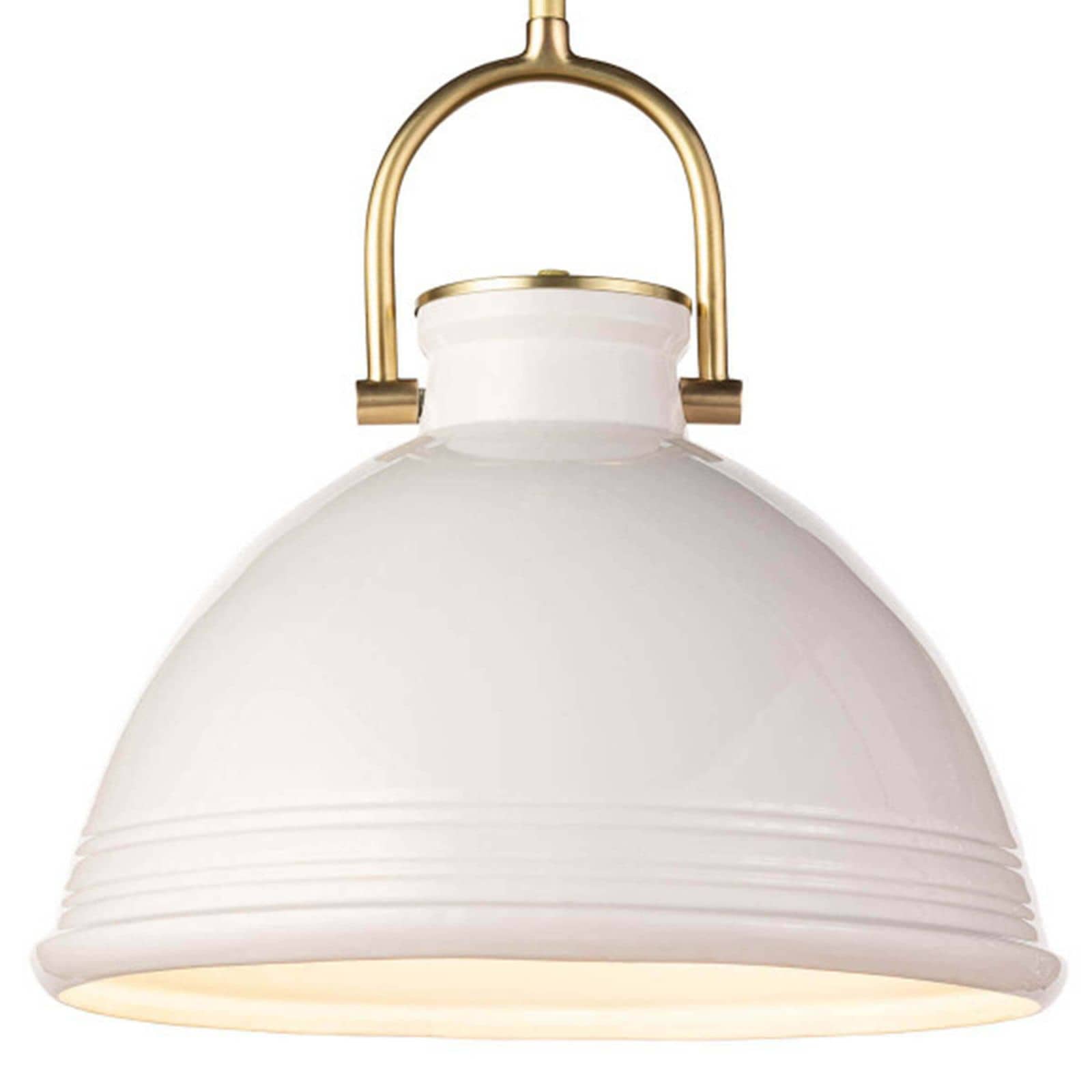 Eloise Ceramic Pendant (White)