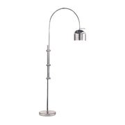 Arc Floor Lamp With Metal Shade (Polished Nickel)