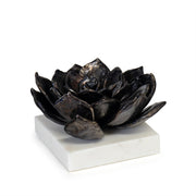 Succulent Sculpture 1 (Blackened Zinc)